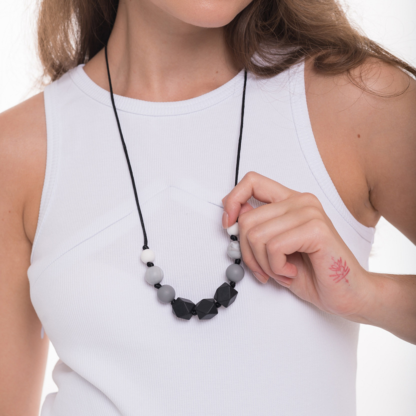 Love & Carry silicone teething necklaces