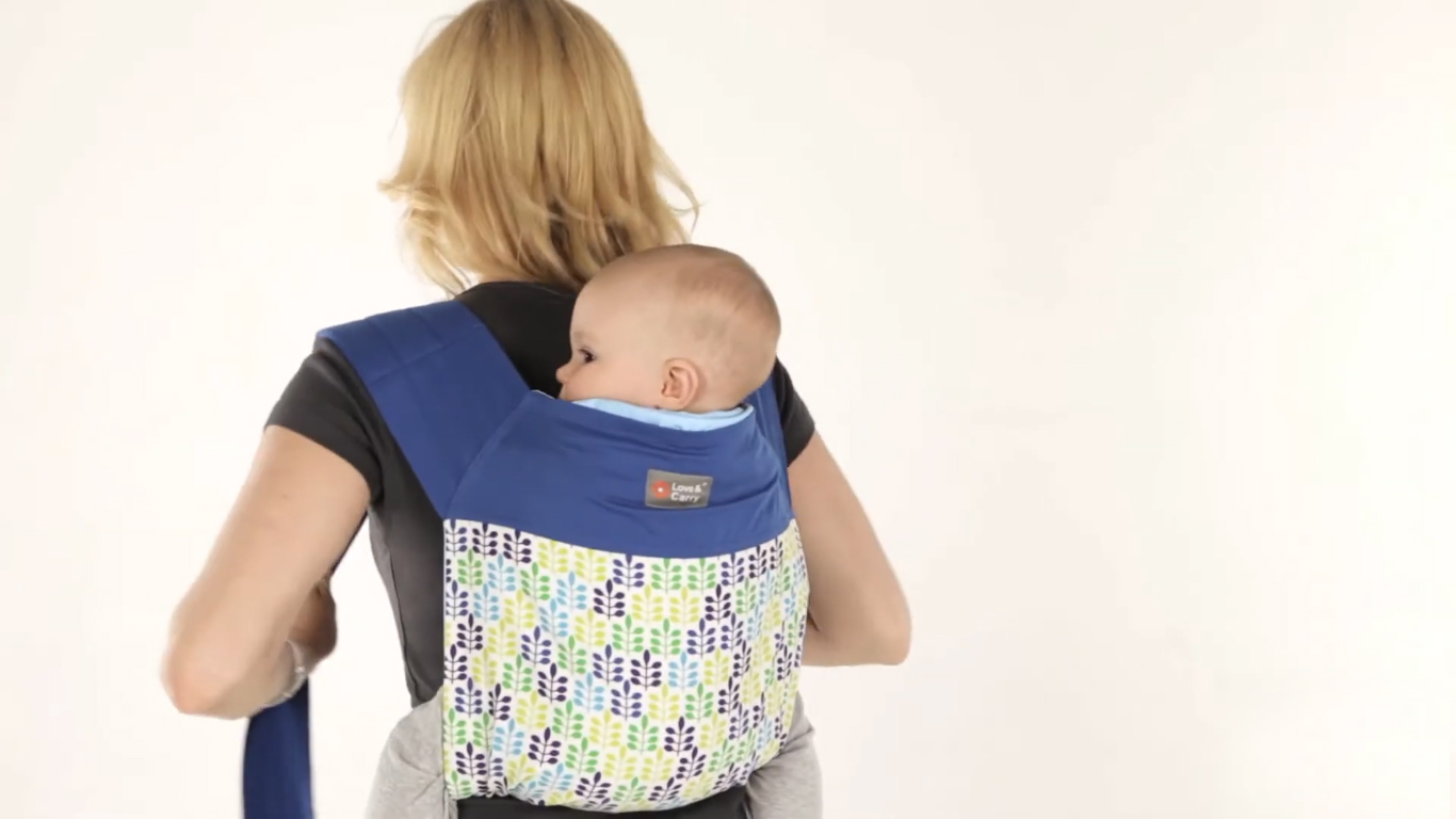 Love & Carry Mei Tai. Hip and back carry instructions