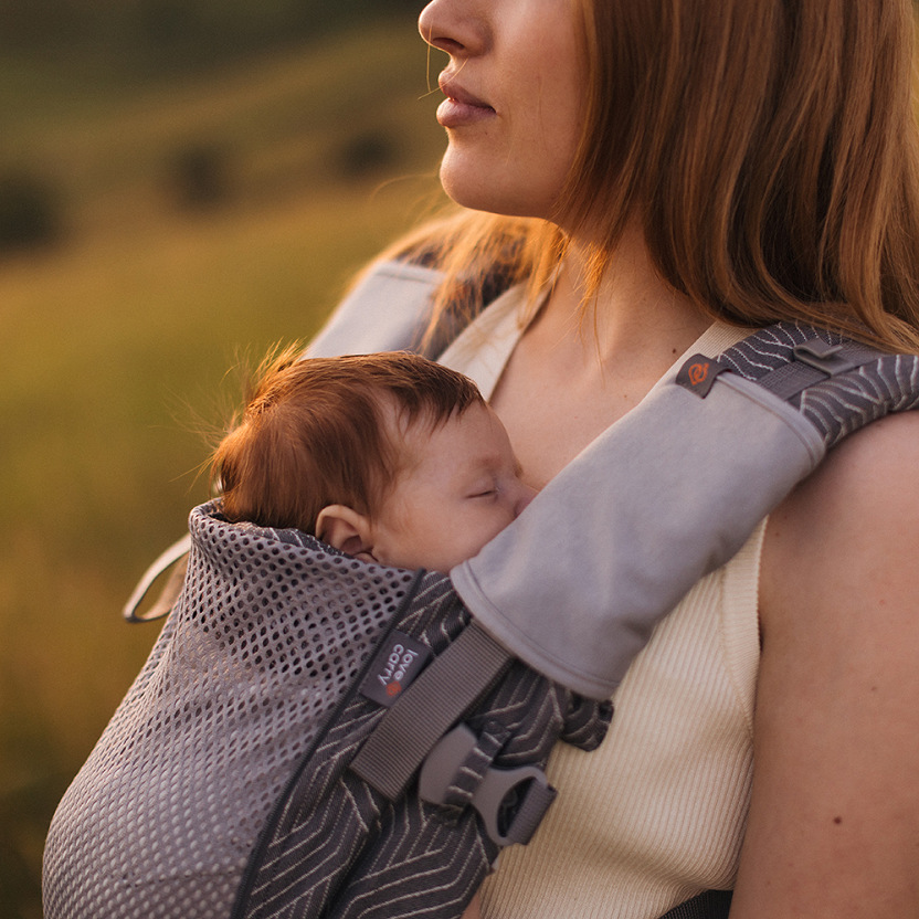 Teething pads for carriers