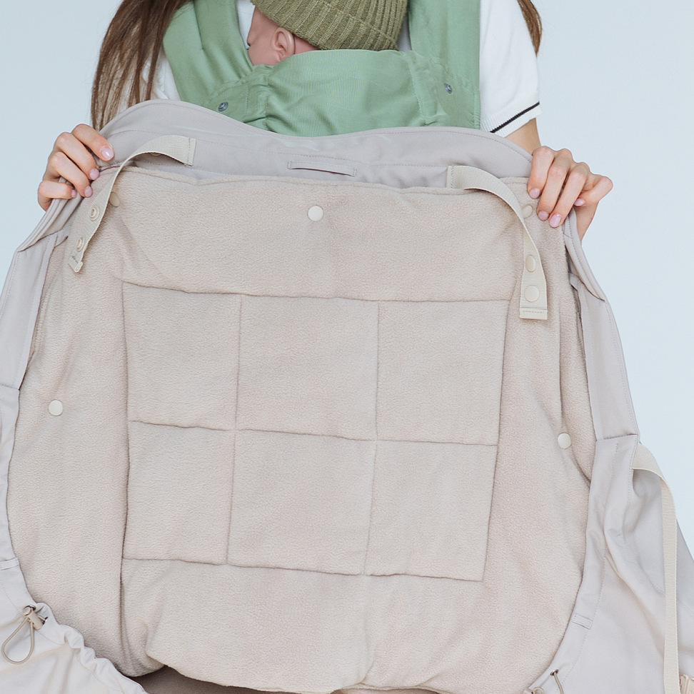 All-season Softshell babywearing cover
