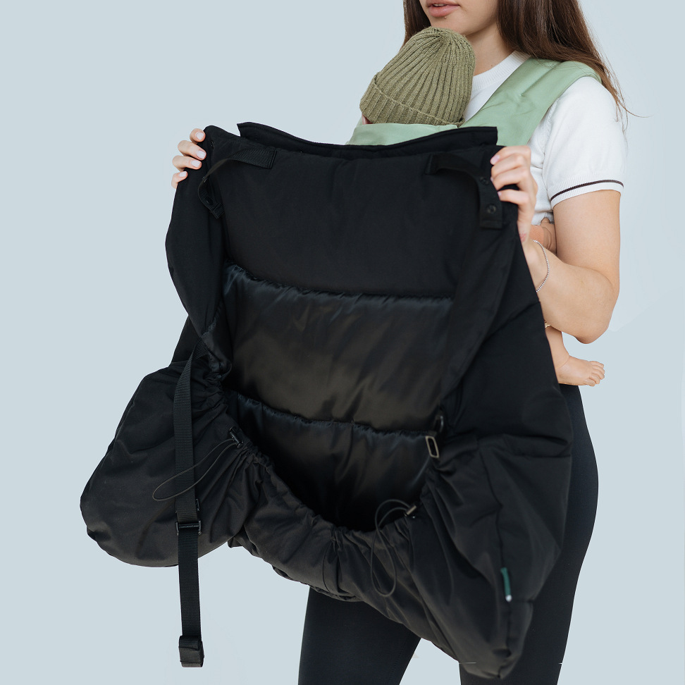 Winter babywearing cover