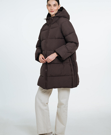 Love & Carry 3-in-1 winter babywearing coat in Chocolate