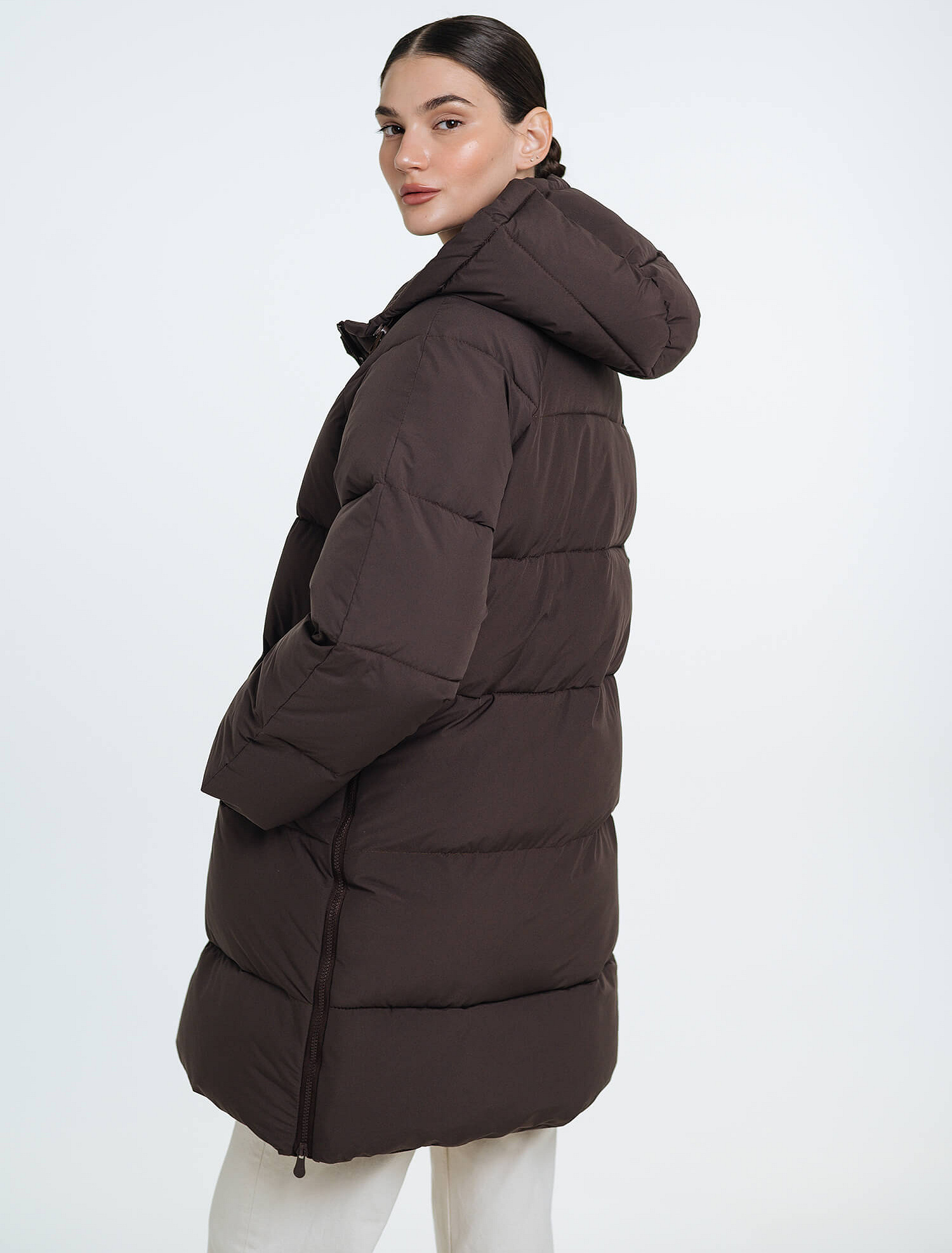 Love & Carry 3-in-1 winter babywearing coat in Chocolate