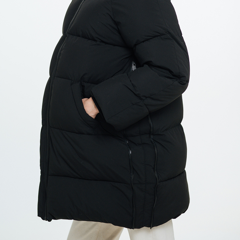 Love & Carry 3-in-1 beige winter maternity and babywearing jacket