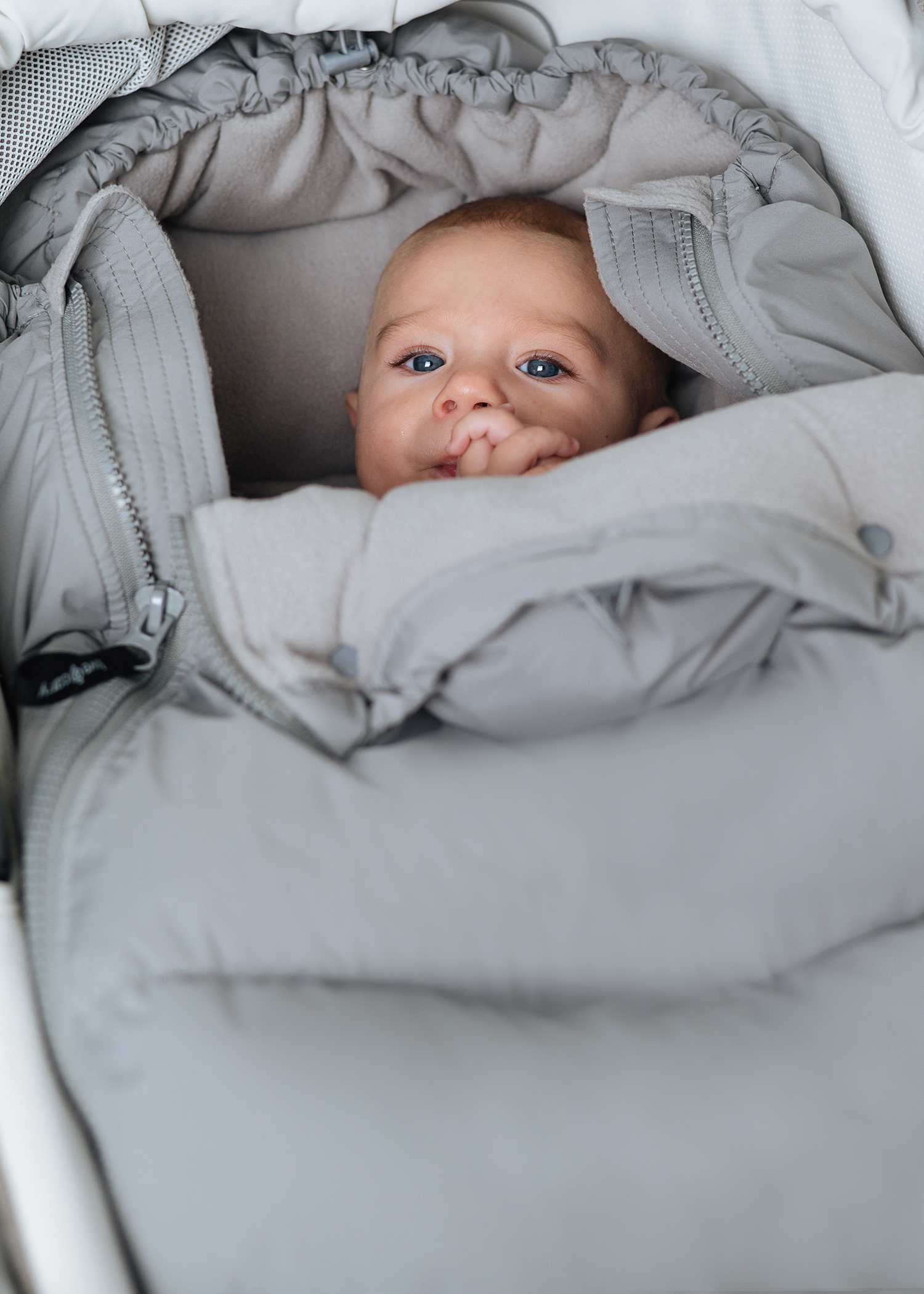 Universal winter footmuff Grey