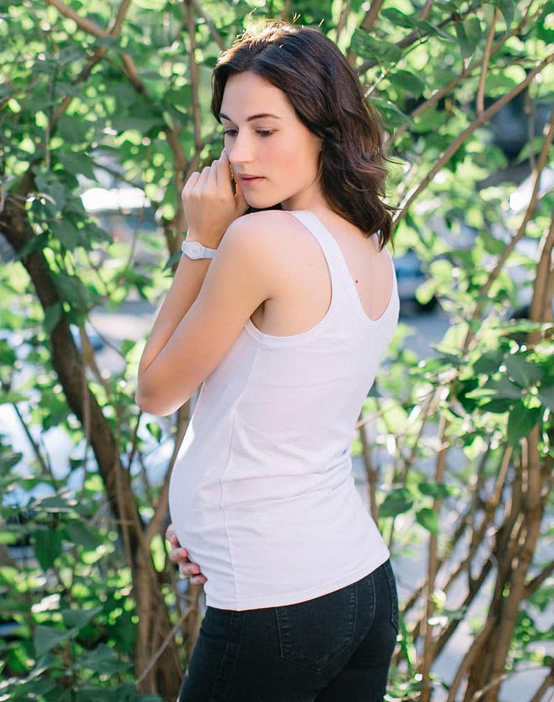 Maternity & nursing tank top