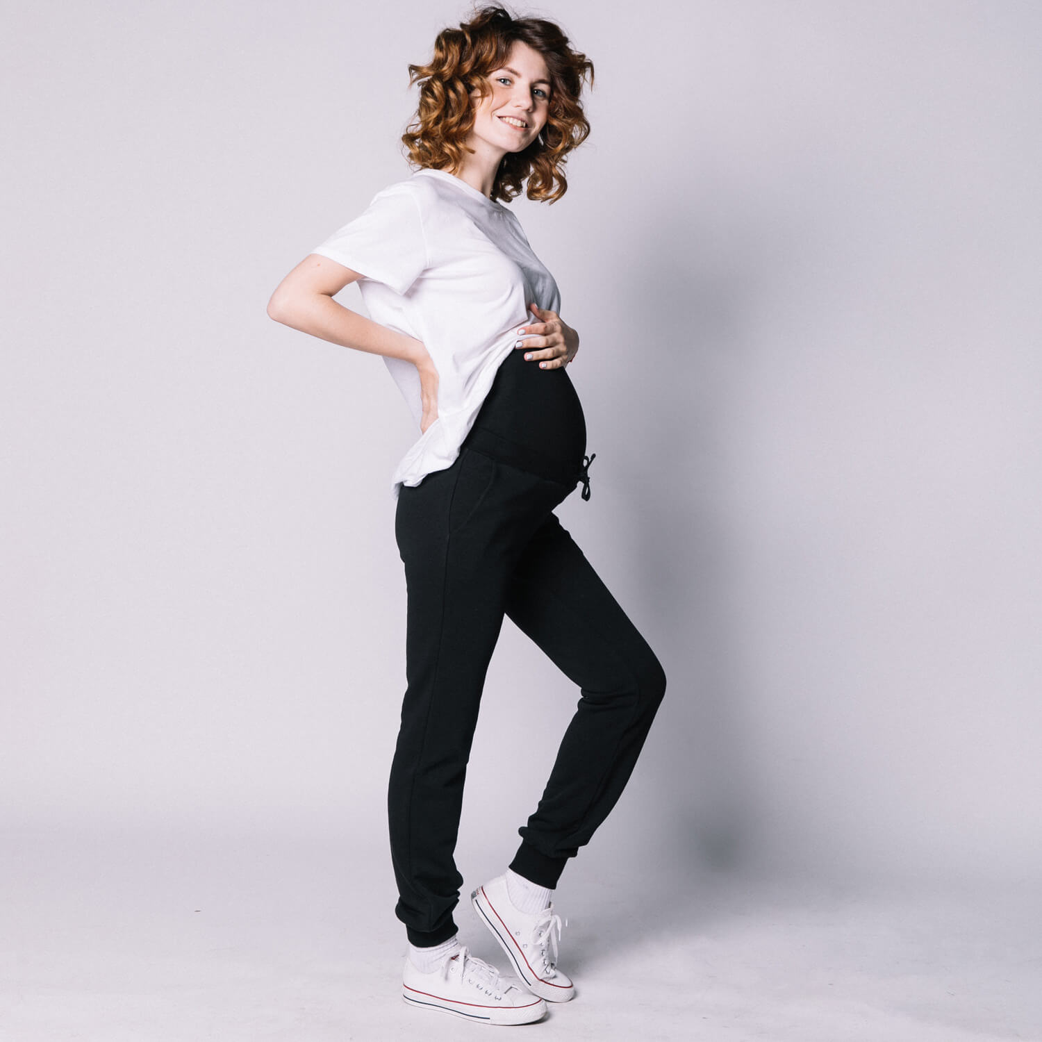 Maternity sweatpants Black