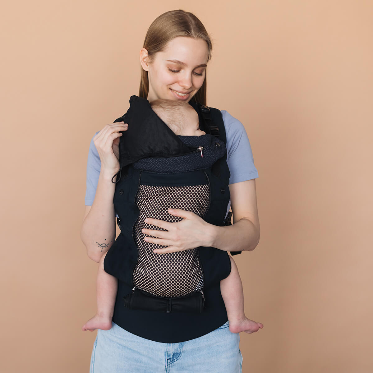 AIR X Babytrage Nero