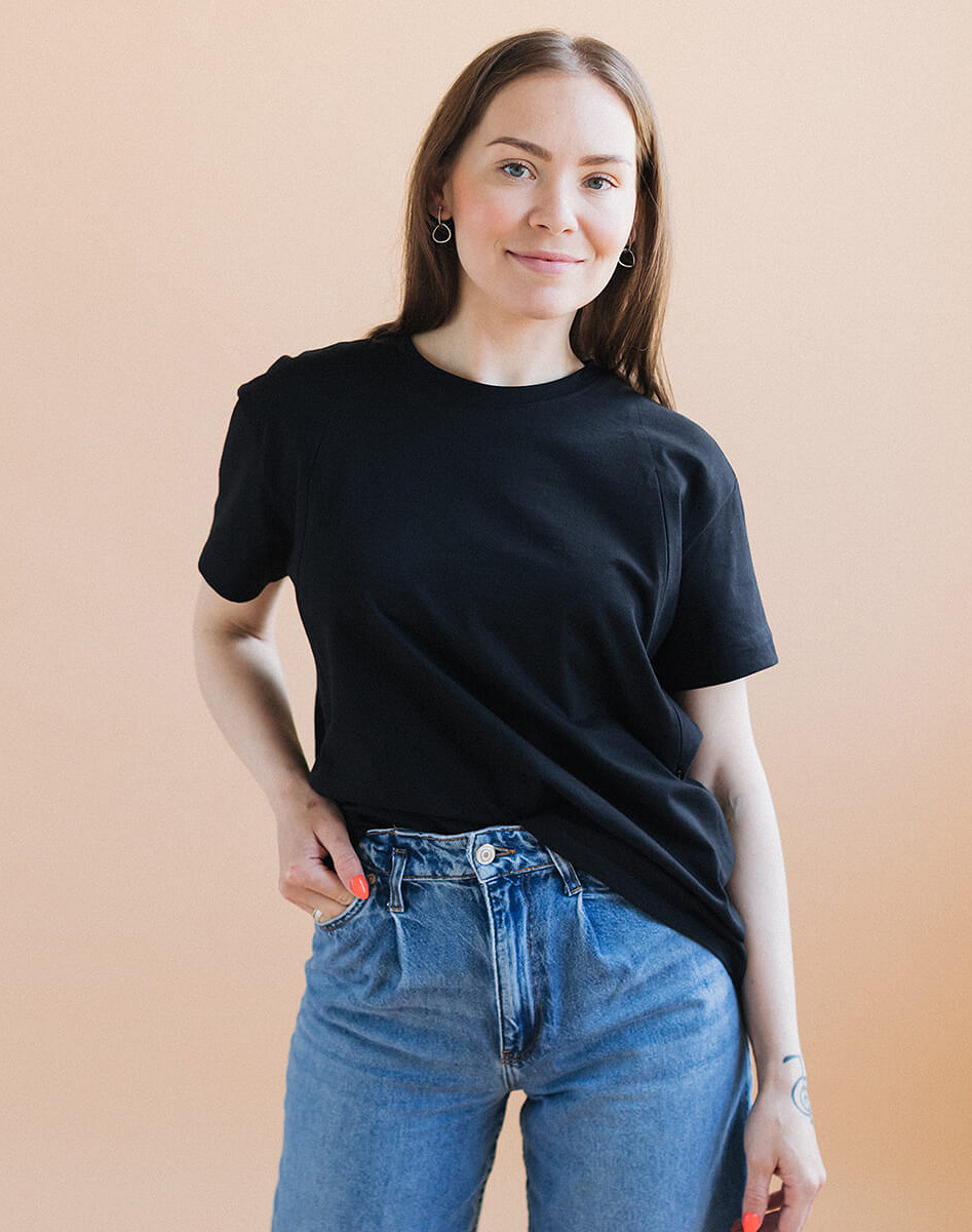 Umstands- und Still-T-Shirt in Übergröße