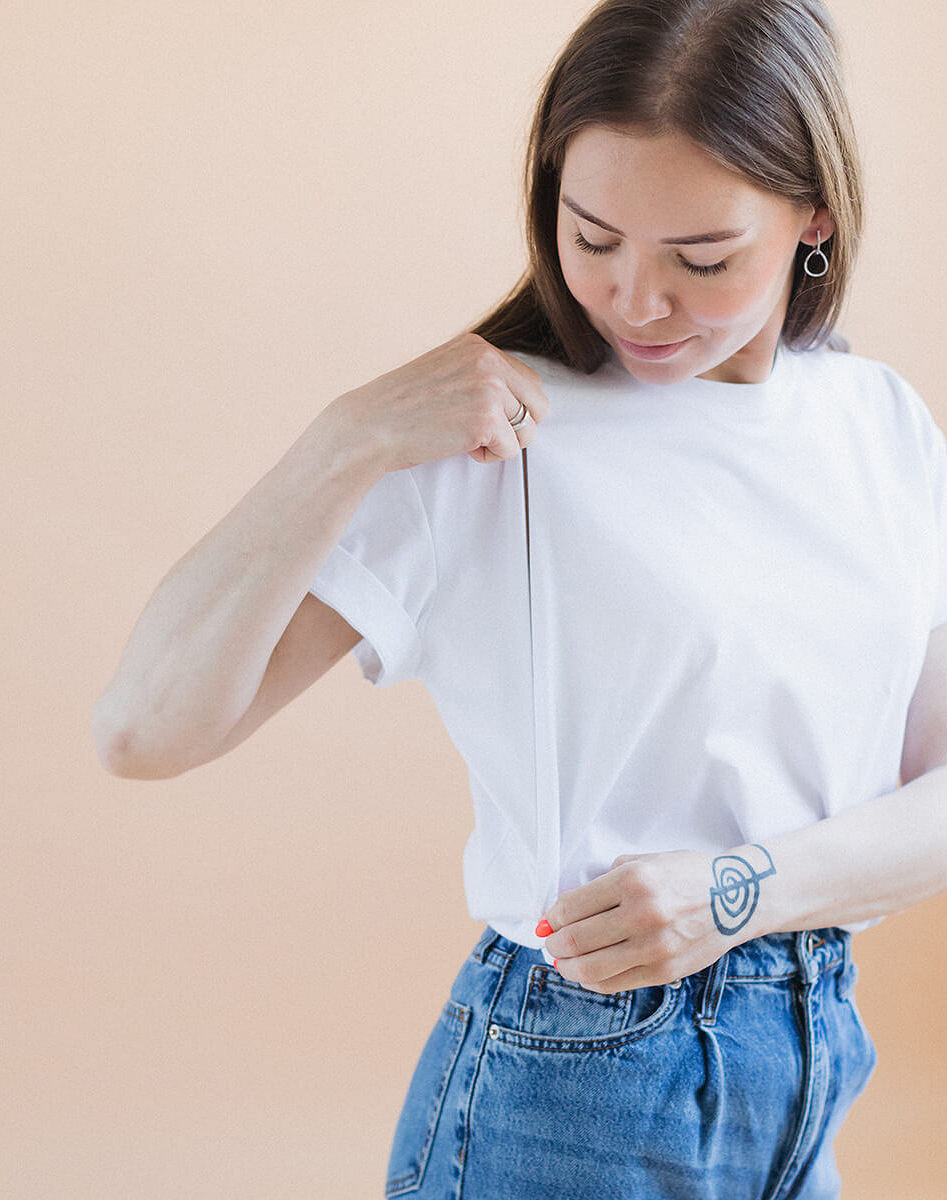 Umstands- und Still-T-Shirt in Übergröße
