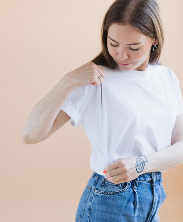 Umstands- und Still-T-Shirt in Übergröße