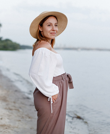 Lightweight maternity culottes
