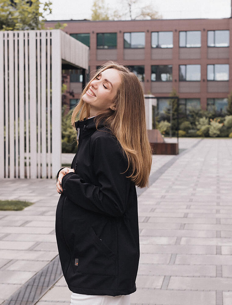 4 in 1 Softshell maternity babywearing jacket