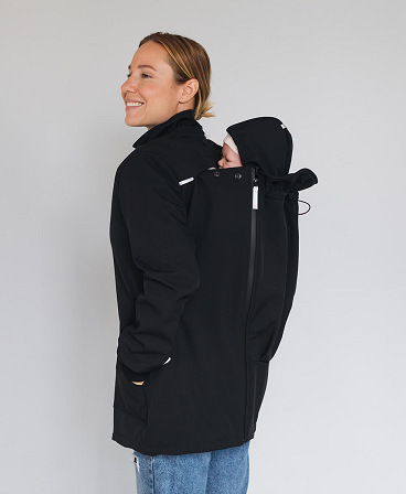 4 in 1 Softshell maternity babywearing jacket