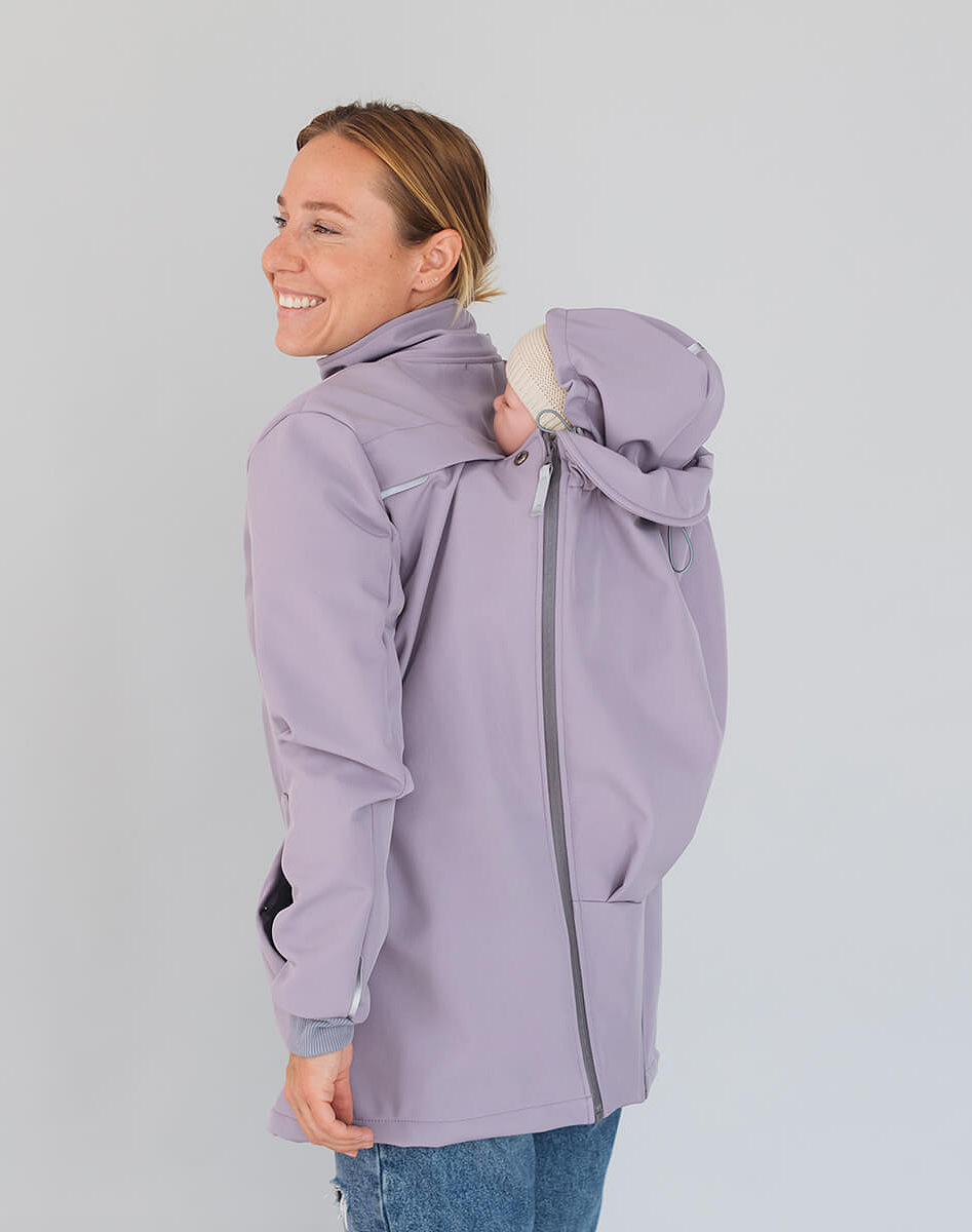 4 in 1 Softshell maternity babywearing jacket