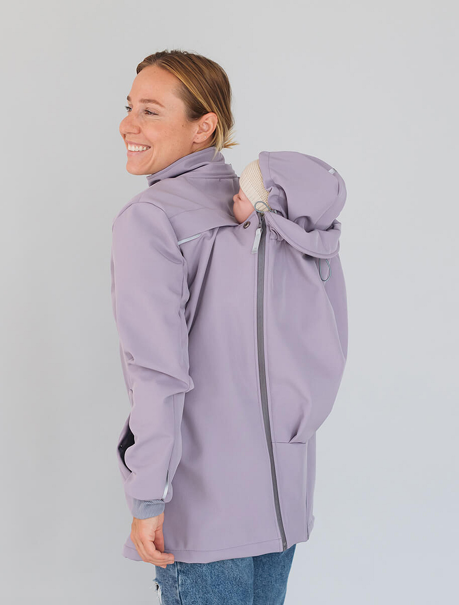 4 in 1 Softshell maternity babywearing jacket