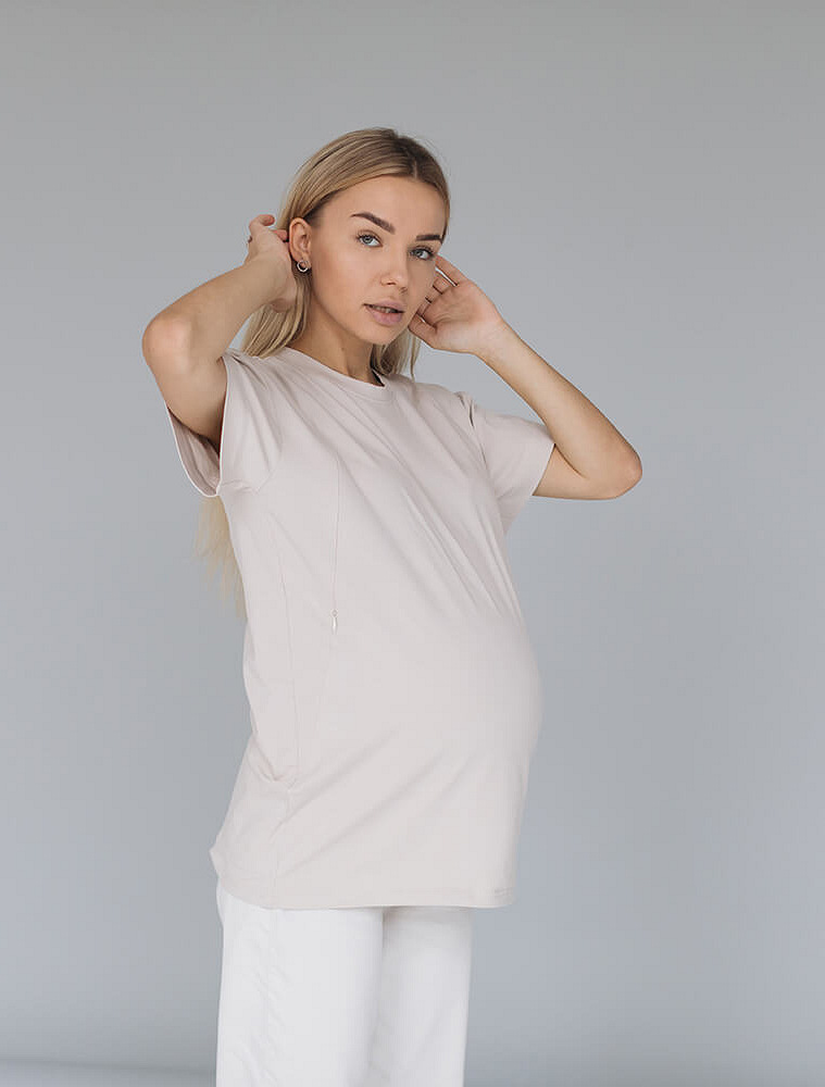Maternity & nursing oversize T-shirt