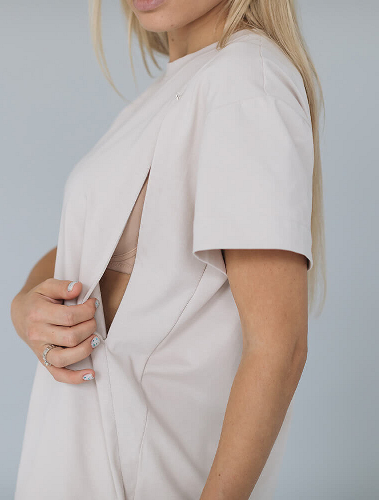 Maternity & nursing oversize T-shirt