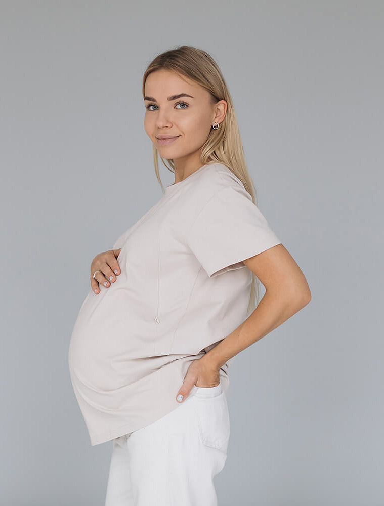 Maternity & nursing oversize T-shirt