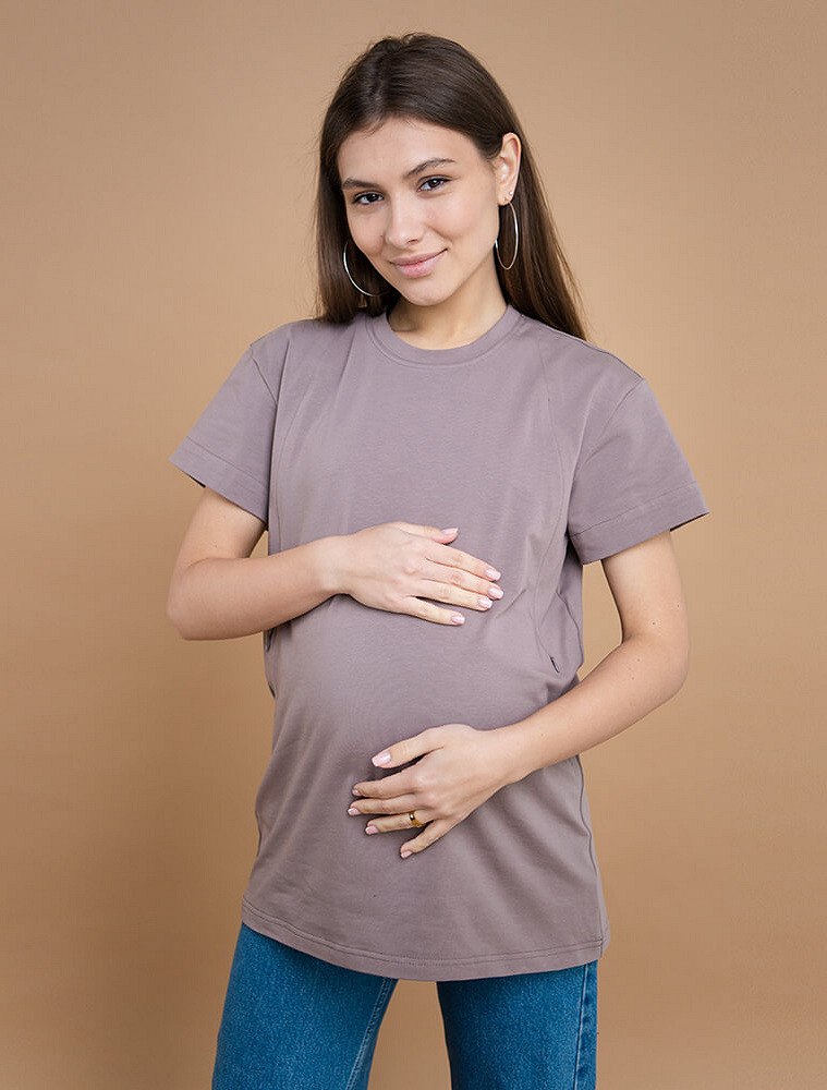Maternity & nursing oversize T-shirt