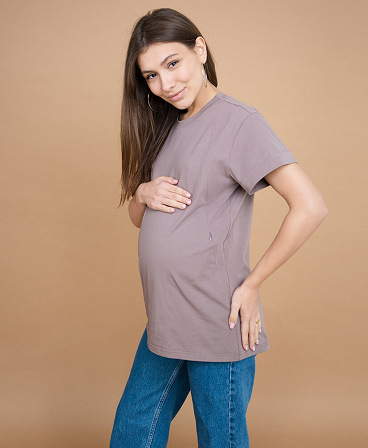 Maternity & nursing oversize T-shirt