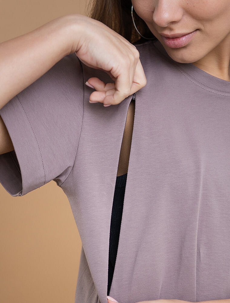 Maternity & nursing oversize T-shirt