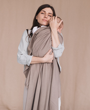 Stretchy swaddle blanket 110 x 90 cm