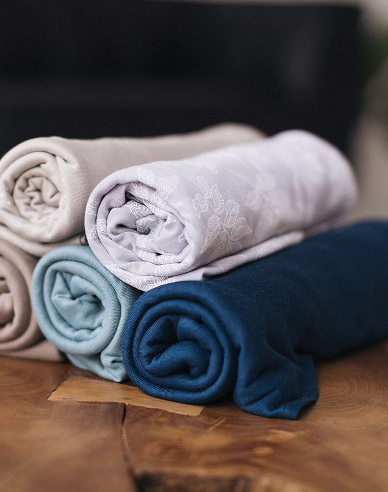 Stretchy swaddle blanket 110 x 90 cm