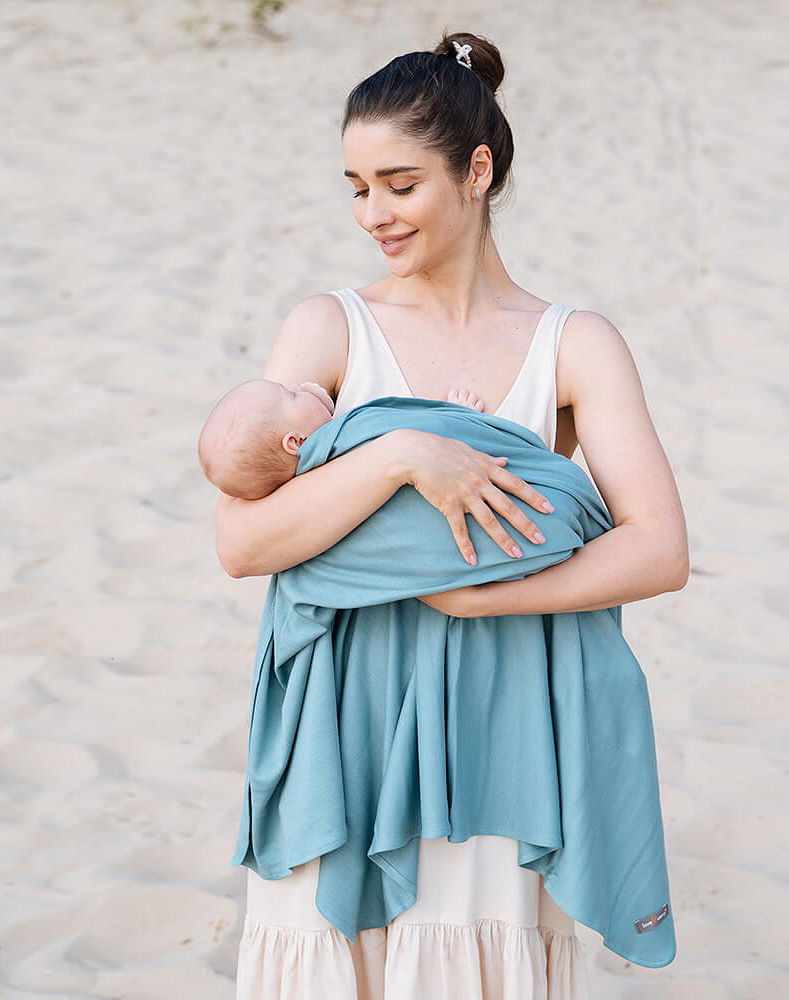 Stretchy swaddle blanket 110 x 90 cm