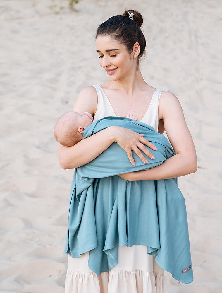 Stretchy swaddle blanket 110 x 90 cm