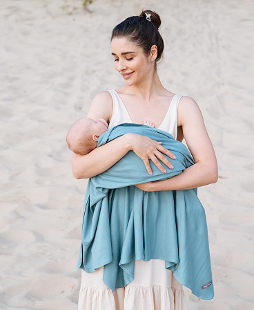 Stretchy swaddle blanket 110 x 90 cm