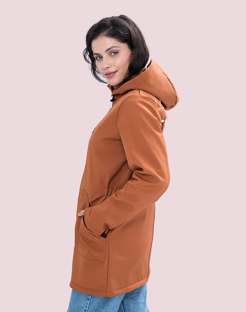 4 in 1 Softshell maternity babywearing jacket