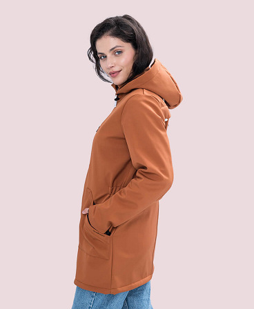 4 in 1 Softshell maternity babywearing jacket