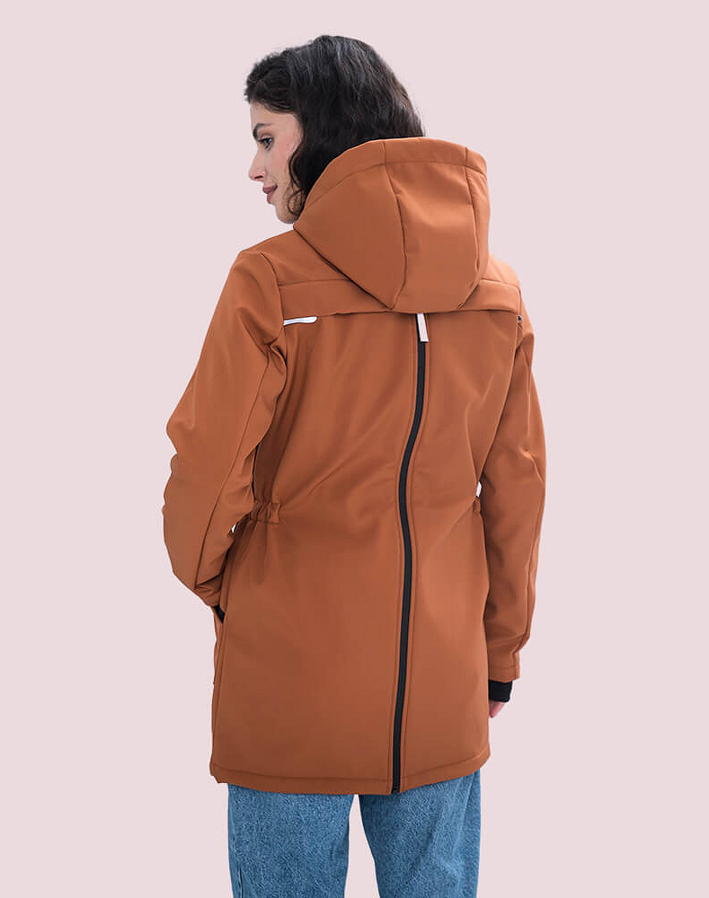 4 in 1 Softshell maternity babywearing jacket