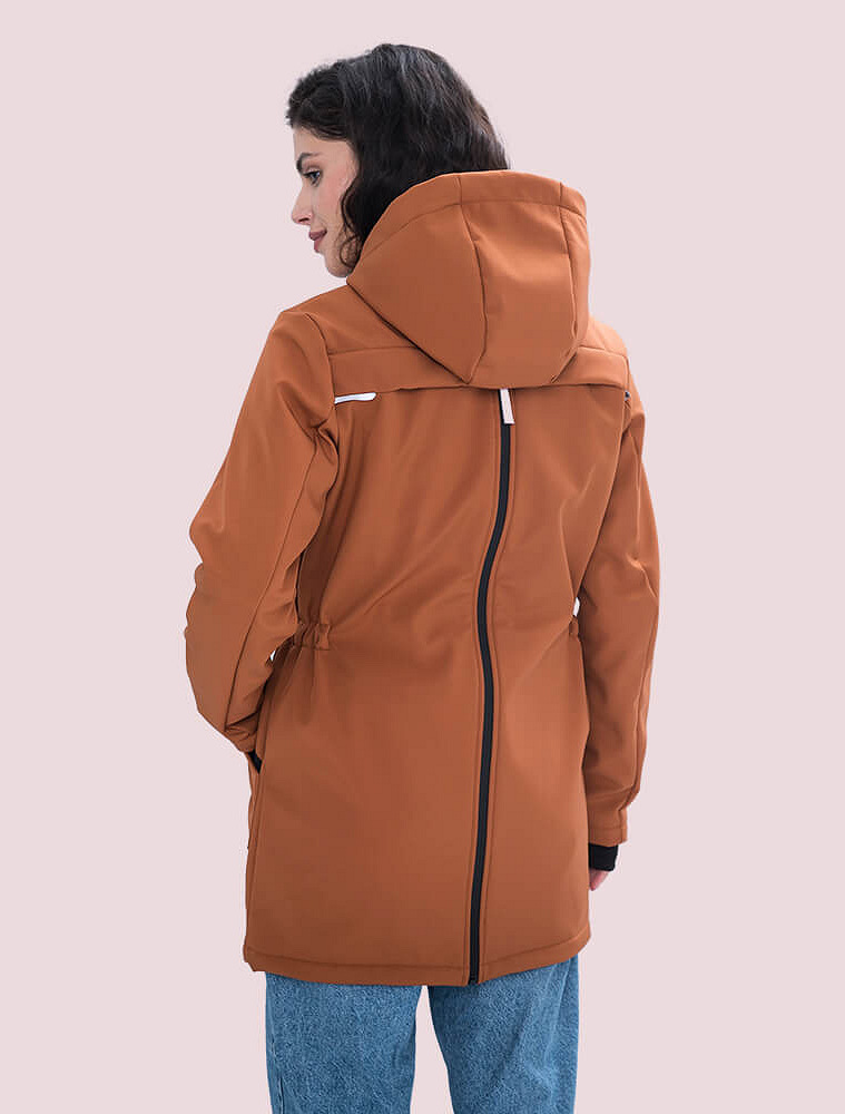 4 in 1 Softshell maternity babywearing jacket