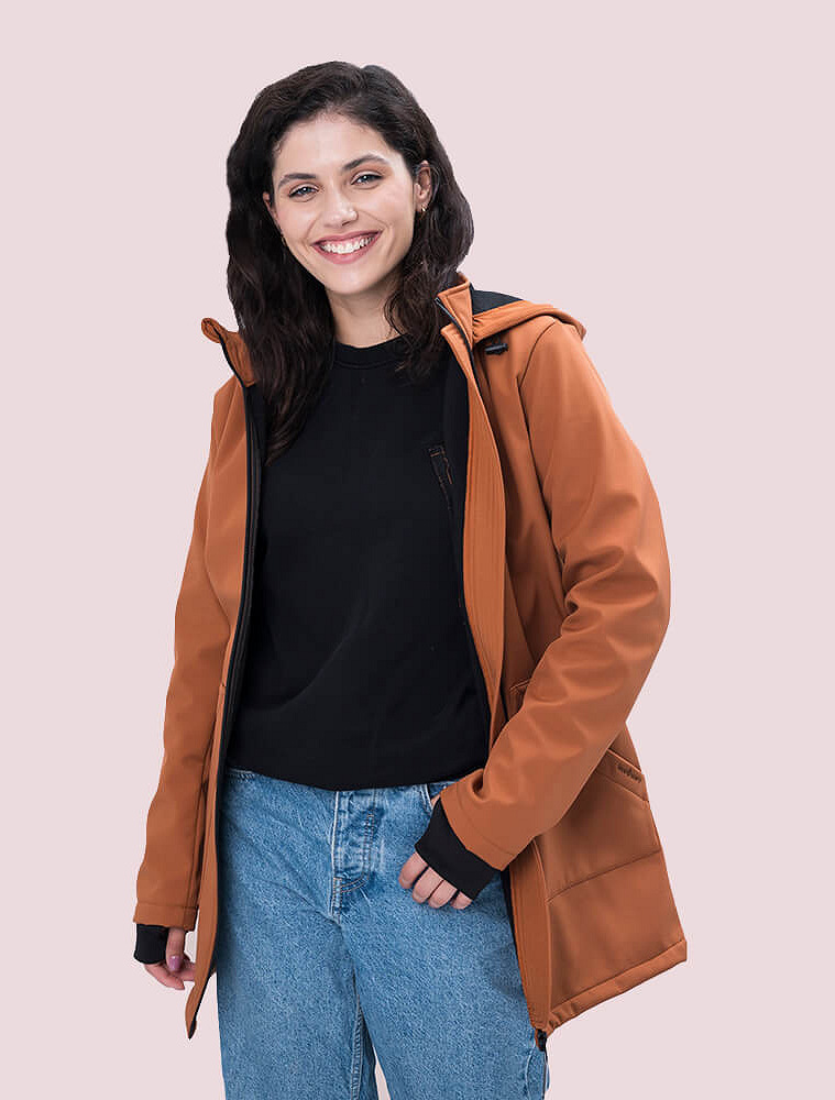 4 in 1 Softshell maternity babywearing jacket
