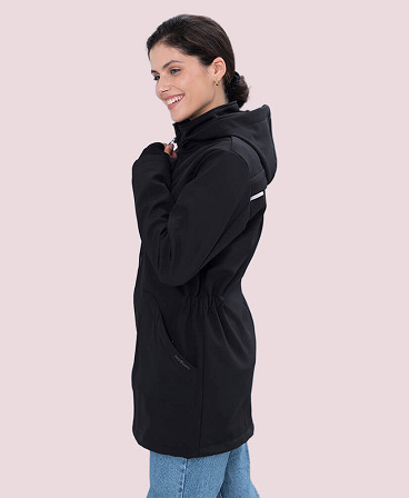 4 in 1 Softshell maternity babywearing jacket