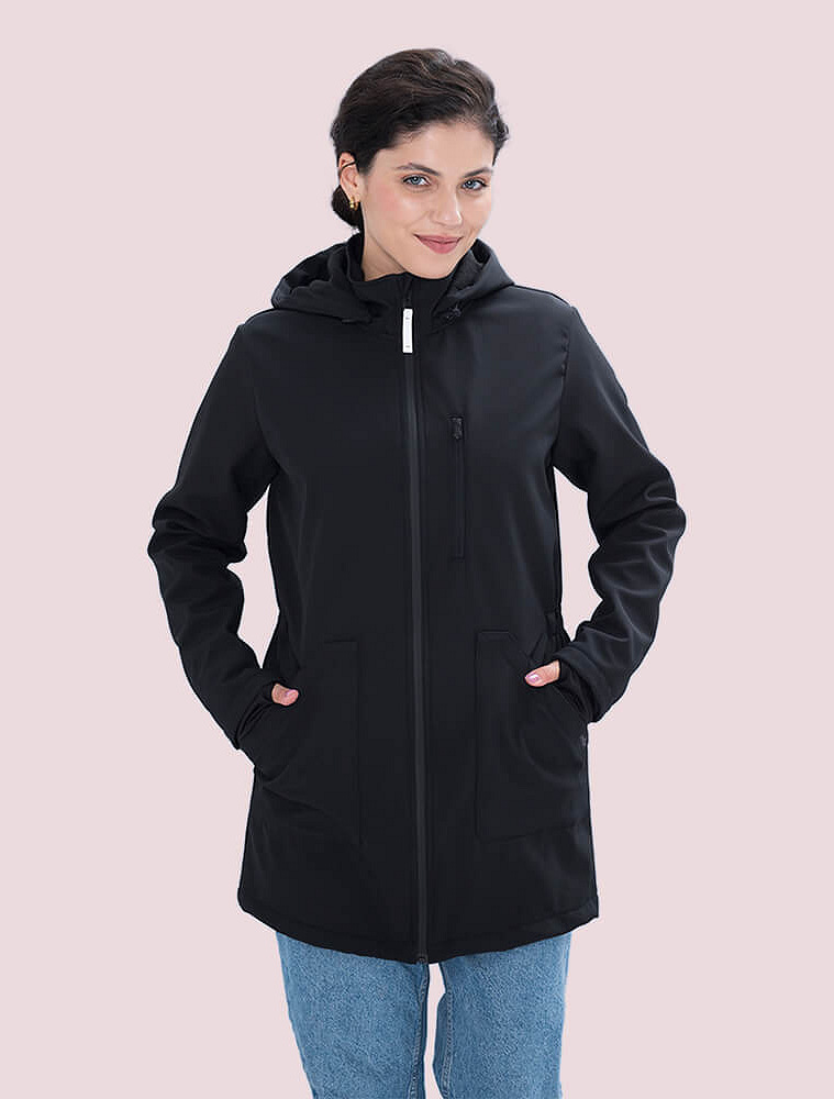 4 in 1 Softshell maternity babywearing jacket
