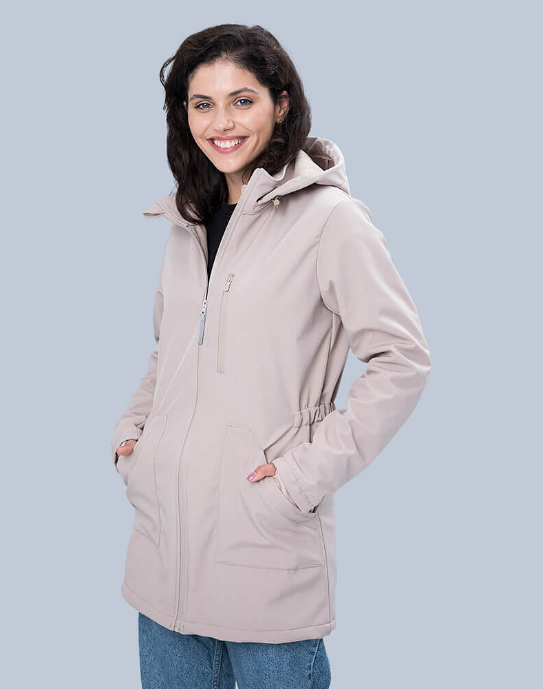 4 in 1 Softshell maternity babywearing jacket