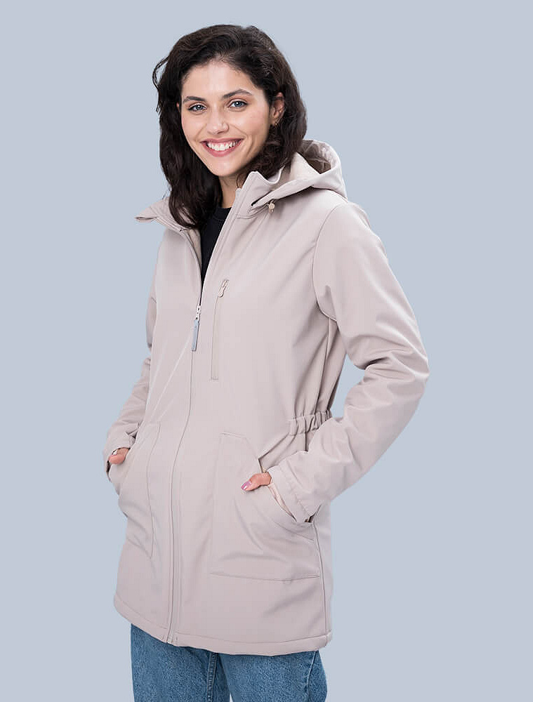 4 in 1 Softshell maternity babywearing jacket