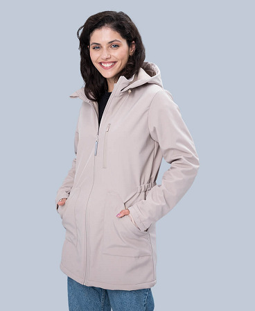 4 in 1 Softshell maternity babywearing jacket