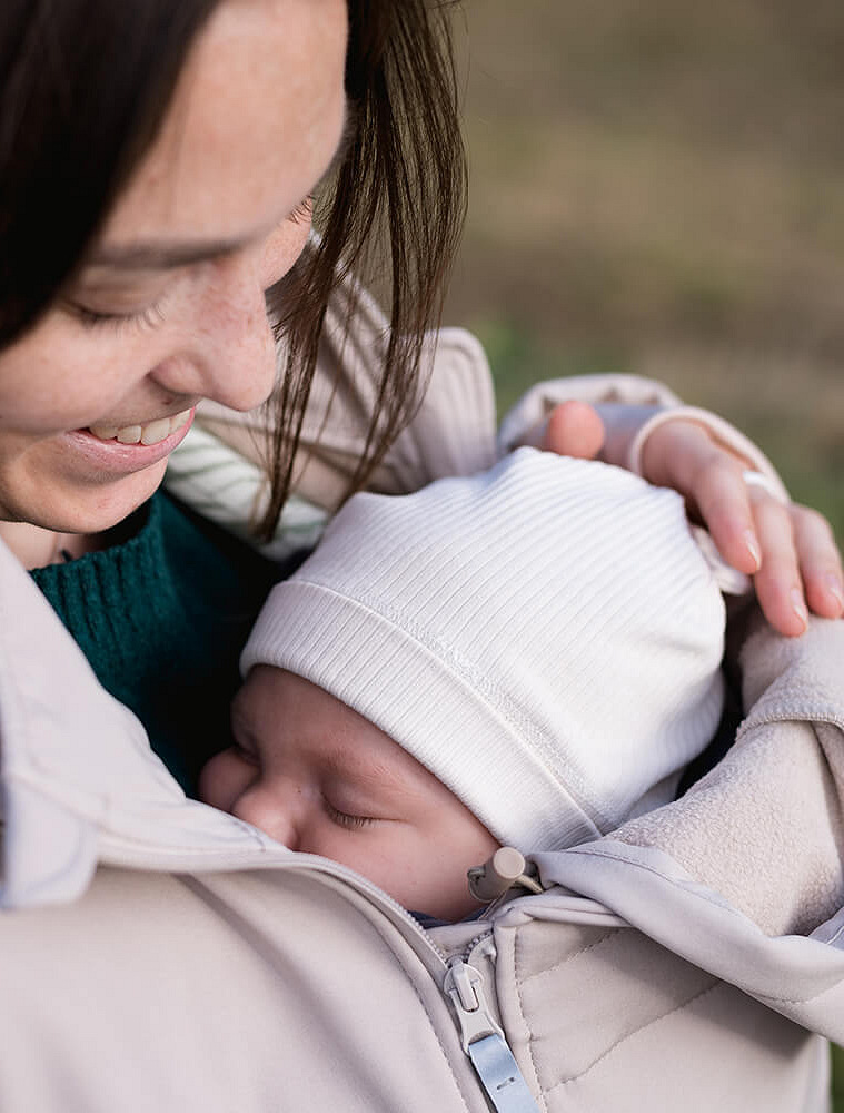 4 in 1 Softshell maternity babywearing jacket