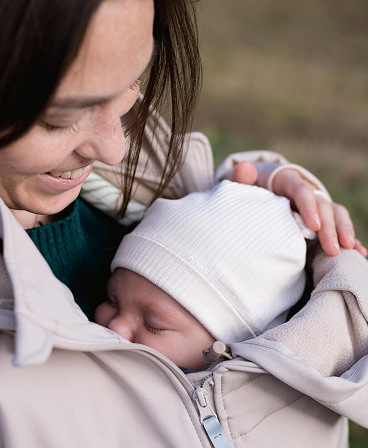 4 in 1 Softshell maternity babywearing jacket